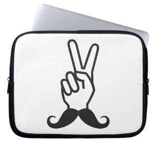 Mustache-individueller Laptop-Ärmel Laptopschutzhülle