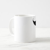 Mustache-Kaffee-Cup Kaffeetasse (Vorderseite Links)