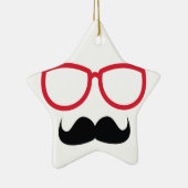 Mustache Keramik Ornament (Rechts)