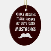 Mustache Keramikornament (Rechts)