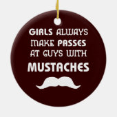 Mustache Keramikornament (Hinten)