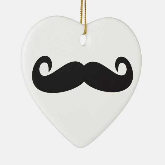 Mustache Keramikornament (Rechts)