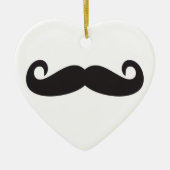 Mustache Keramikornament (Vorne)