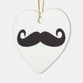 Mustache Keramikornament (Links)