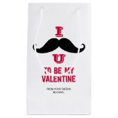 Mustache Kids Classroom Valentine Geschenktasche Kleine Geschenktüte (Vorderseite)