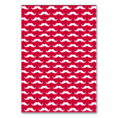 Mustache Kinder Klassenzimmer Valentine Fotokarte Tischnummer (Rückseite)