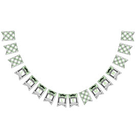 Mustache kleine Mann grüne graue Babydusche Wimpelkette