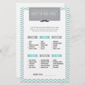 Mustache / Kleiner Mann Was ist in deinem Purse-Sp (Vorne/Hinten)