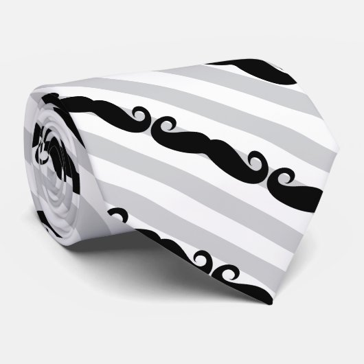 Mustache Krawatte (Gerollt)