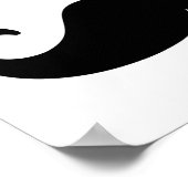 Mustache Liebe Poster (Ecke)