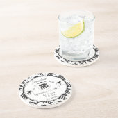 Mustache Lil Man Baby Boy Stats Getränkeuntersetzer (Seite)