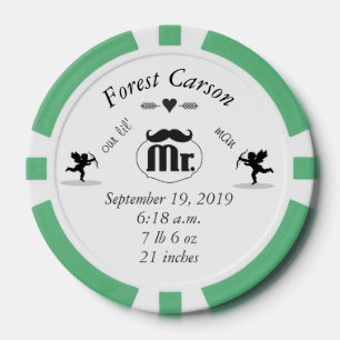 Mustache Lil Man Baby Boy Stats Pokerchips