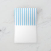 Mustache LIl Man Danke-Karte Dankeskarte (Innenseite)