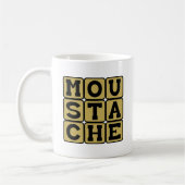 Mustache, Lippenhaar Kaffeetasse (Links)