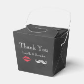 Mustache & Lips Gefälligkeitsbox 2 Geschenkschachtel (Vorderseite)