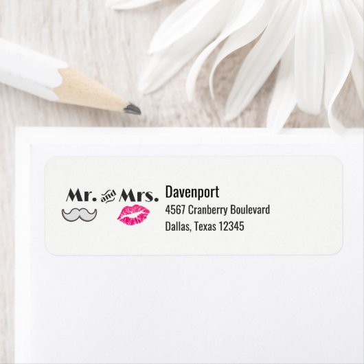 Mustache & Lips Mr. & Mrs. (Insitu)