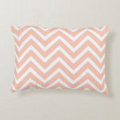 Mustache & Lips Mr. & Mrs Peach Zickzack Wedding Zierkissen (Rückseite)