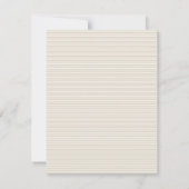 Mustache Lips Retro UAWG Wedding Card RSVP Karte (Rückseite)