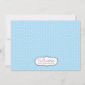 Mustache Little Man Birthday Invitation (Foto) Einladung (Rückseite)