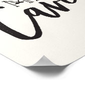 Mustache Little Man Cave Boy Baby Kinderzimmer Art Poster (Ecke)