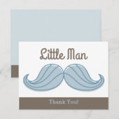 Mustache Little Man Postkarte (Vorne/Hinten)