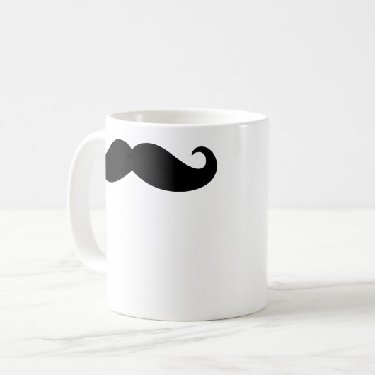 Mustache Mustache, Mustache Design Kaffeetasse (Vorderseite Links)
