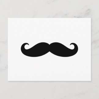 Mustache Mustache, Mustache-Design Postkarte