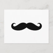 Mustache Mustache, Mustache-Design Postkarte (Vorderseite)