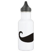 Mustache / Mustache / Schnurbart Edelstahlflasche (Links)