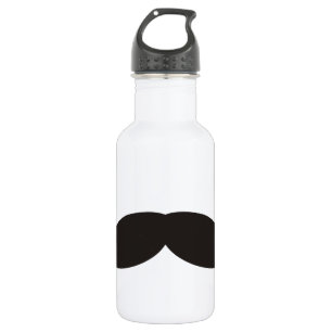 Mustache / Mustache / Schnurbart Edelstahlflasche