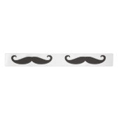 Mustache / Mustache / Schnurbart + Ihre Ideen Satinband (Vorderseite)