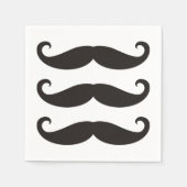 Mustache / Mustache / Schnurbart + Ihre Ideen Serviette (Vorderseite)