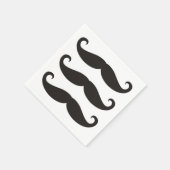 Mustache / Mustache / Schnurbart + Ihre Ideen Serviette (Ecke)