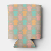 Mustache Muster 2 Dosenkühler (Rückseite)