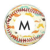 Mustache-Muster 3 Baseball (Vorderseite Links)