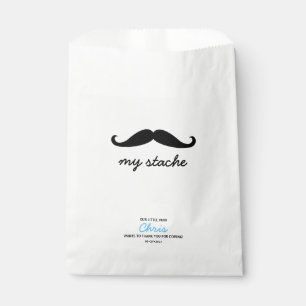 Mustache My Stache erste Geburtstagsparty Geschenktütchen