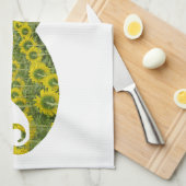 Mustache natürliches Teetuch 40,6 cm x 61 cm Küchentuch (Viertel Falte)