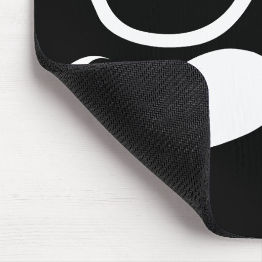 Mustache Nerd Mousepad (Ecke)