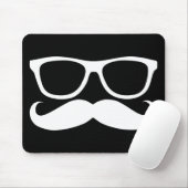 Mustache Nerd Mousepad (Mit Mouse)