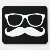 Mustache Nerd Mousepad (Vorne)