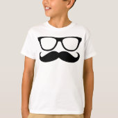 Mustache Nerd T-Shirt (Vorderseite)