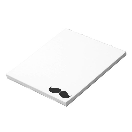 Mustache Notepad Notizblock (Rotiert)