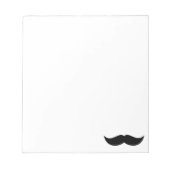 Mustache Notepad Notizblock (Vorderseite)