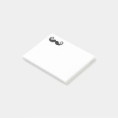 Mustache Notepad Post-it Klebezettel (angewinkelt)