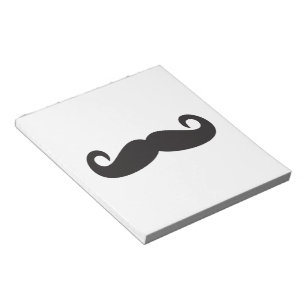 Mustache Notizblock