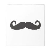 Mustache Notizblock (Vorderseite)