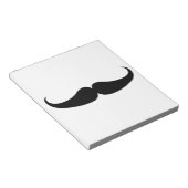 Mustache Notizblock (angewinkelt)