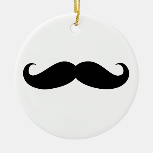 Mustache Ornament (Vorne)
