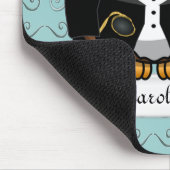 Mustache Owl Mousepad (Ecke)