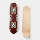 Mustache Panda 2 Skateboard (Vorderseite)